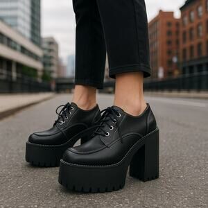 Current Mood With The Tide Platform Oxfords Shoes Size 11